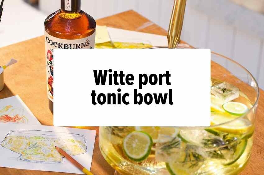 Witte port-tonic bowl